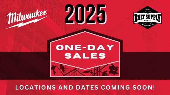 2025 Milwaukee One Day sales