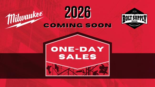 2026 Bolt Supply One-Day Sales Coming Soon